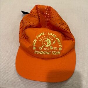 Orange Running Team Cap